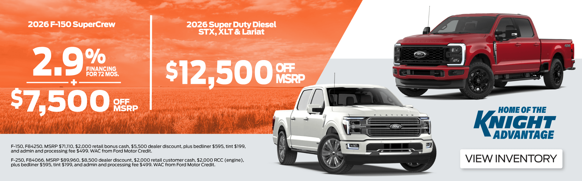 Shop F-150 and Super Duty